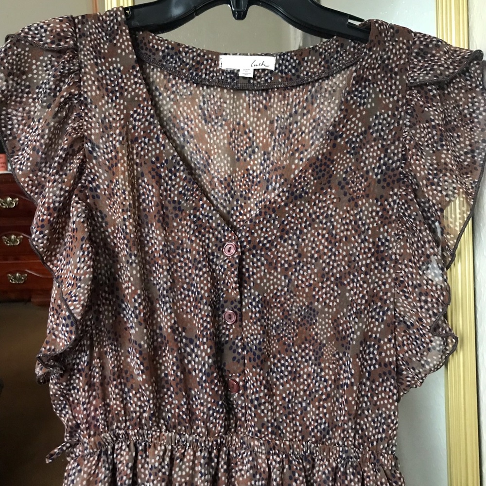 Lush brand pattern dress - Picture 3 of 4